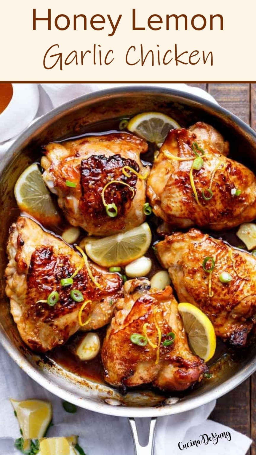 Delicious Honey Lemon Garlic Chicken CucinaDeYung