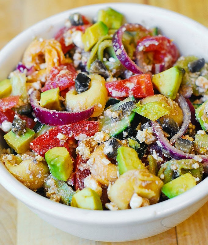 Greek Tortellini Salad - CUCINA DE YUNG