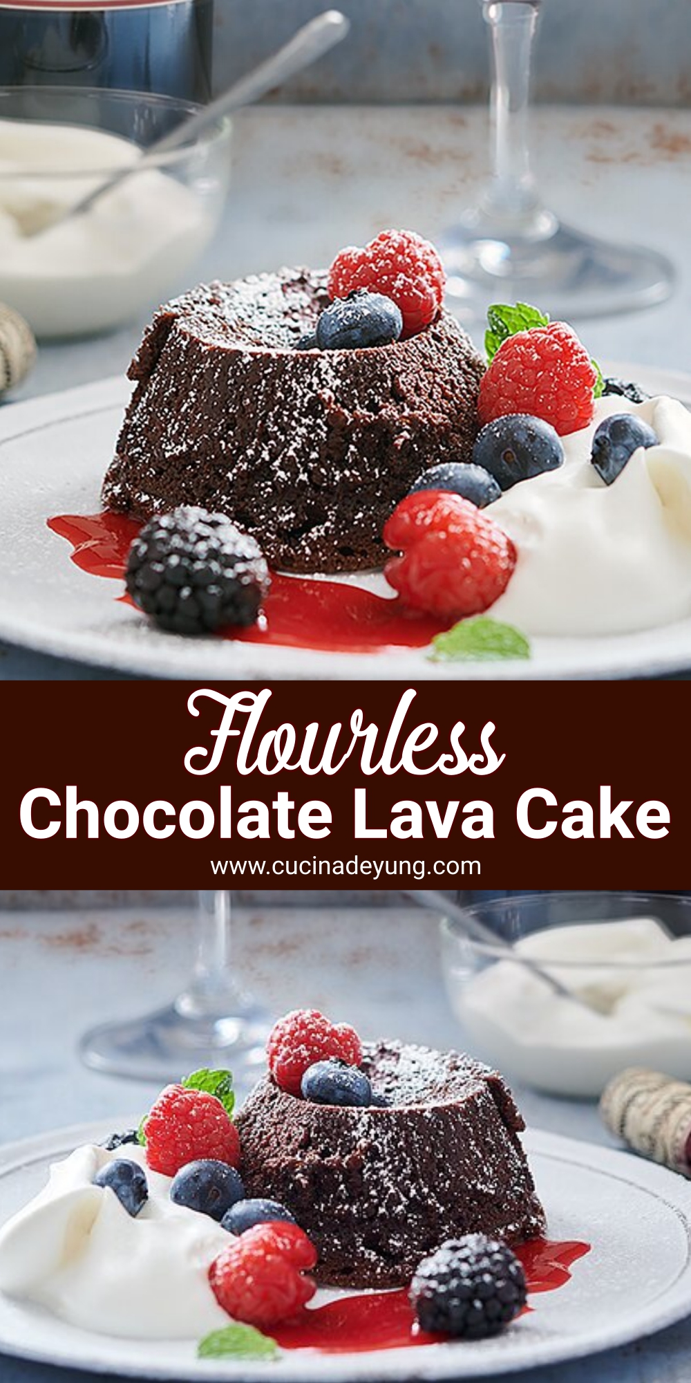 Flourless Chocolate Lava Cake Recipe - Cucinadeyung