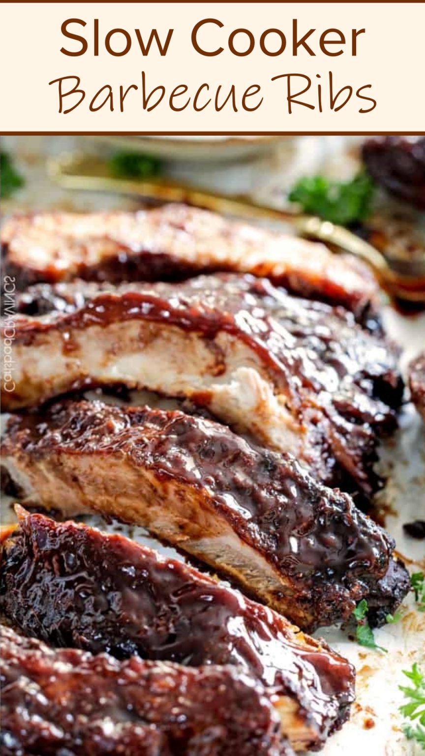 Easy Slow Cooker Barbecue Ribs Recipe CUCINADEYUNG