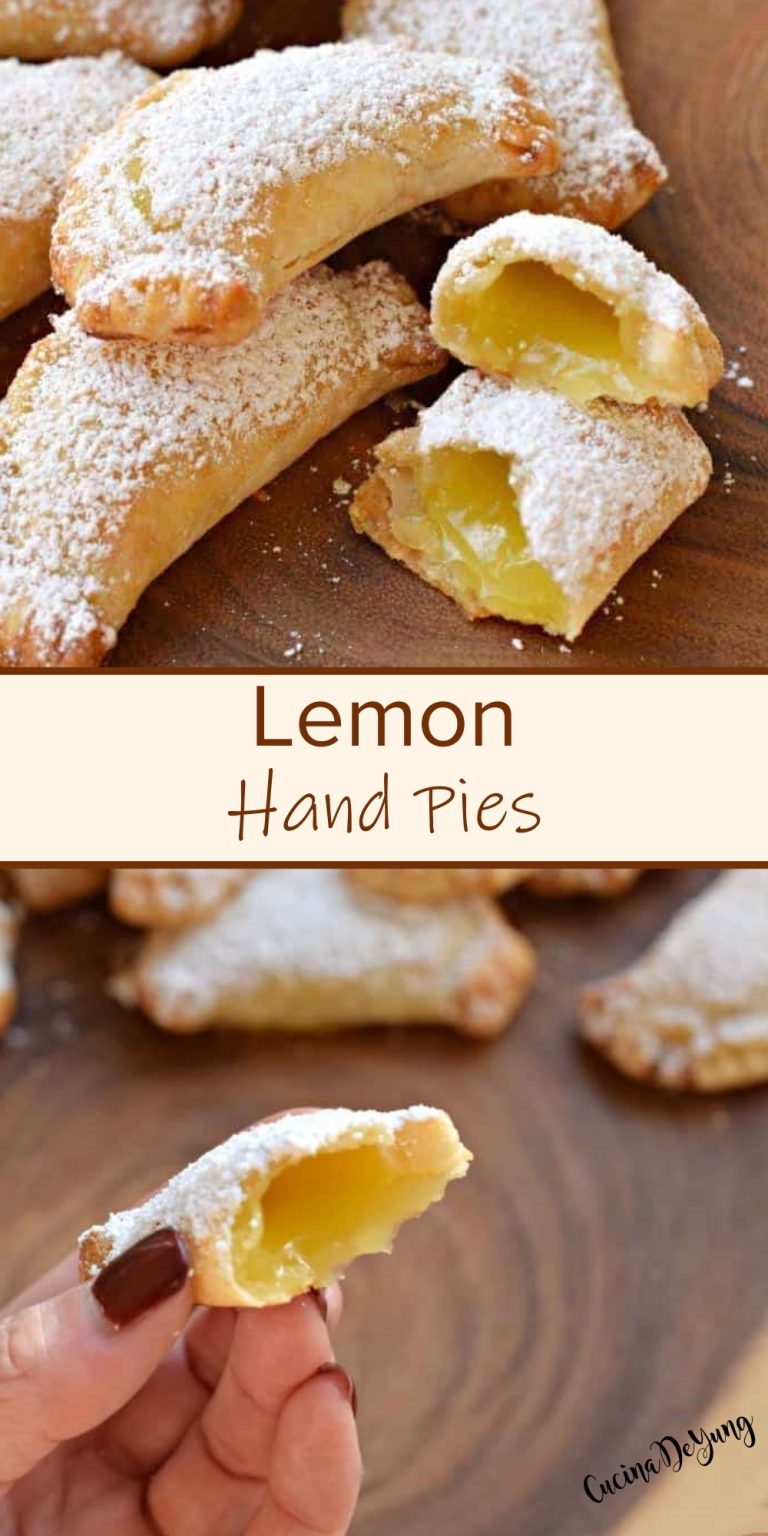 The BEST Lemon Hand Pies CucinaDeYung