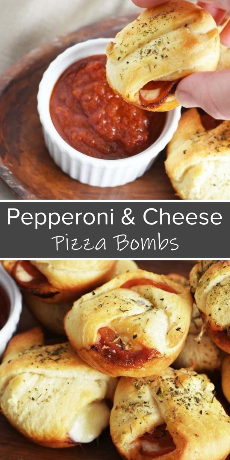 Delicious Pepperoni & Cheese Pizza Bombs Recipe - Cucinadeyung