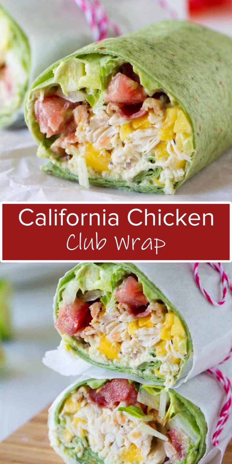 Easy California Chicken Club Wrap Recipe Cucinadeyung