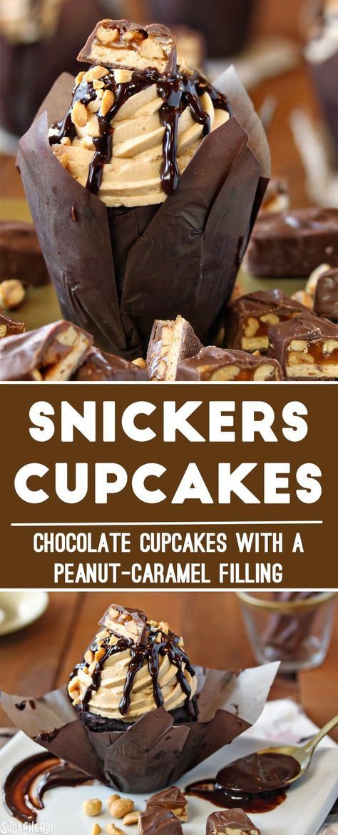 Snickers Cupcakes – Cucina de Yung