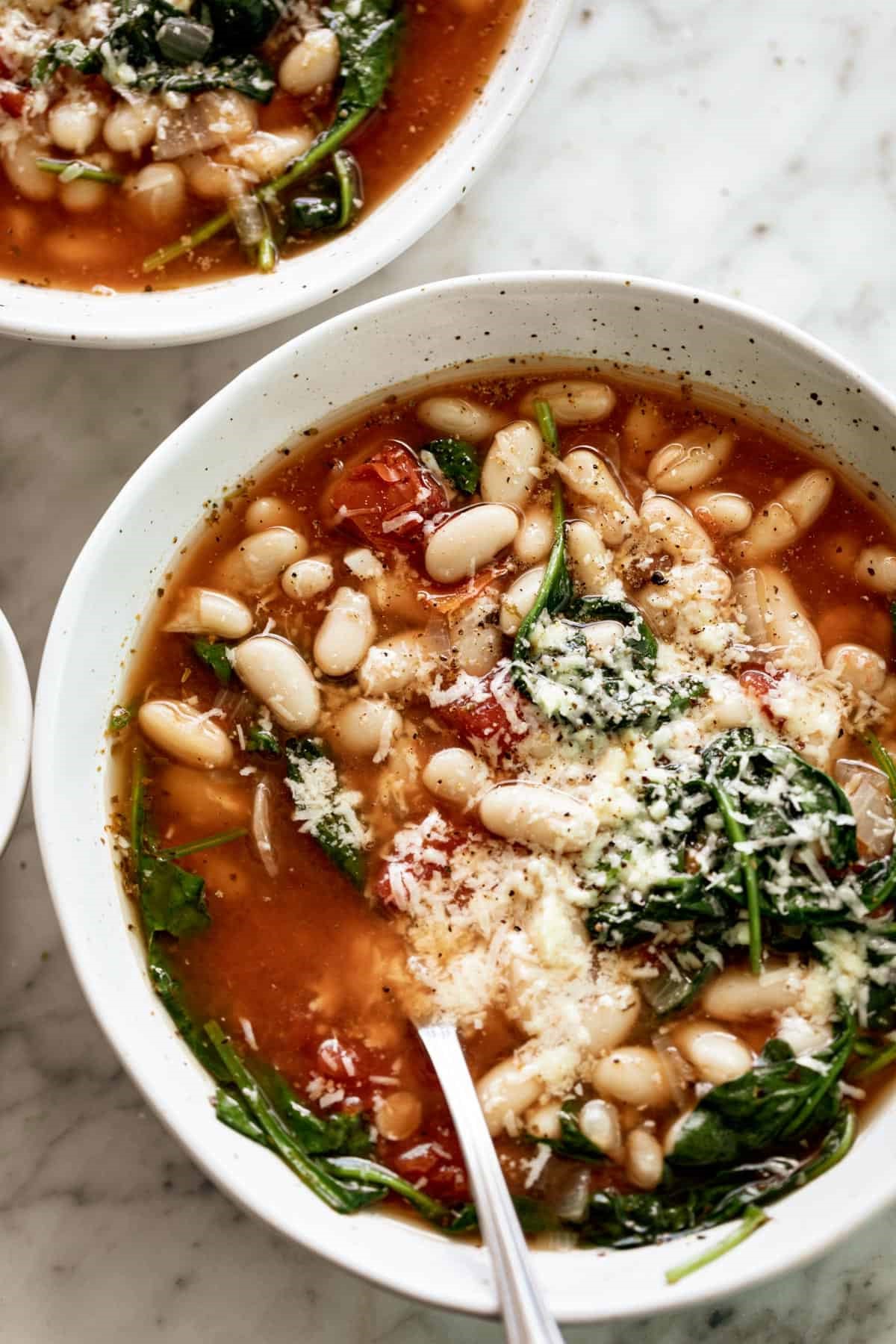 10-Minute White Bean Parmesan Spinach Soup Recipe – CUCINADEYUNG