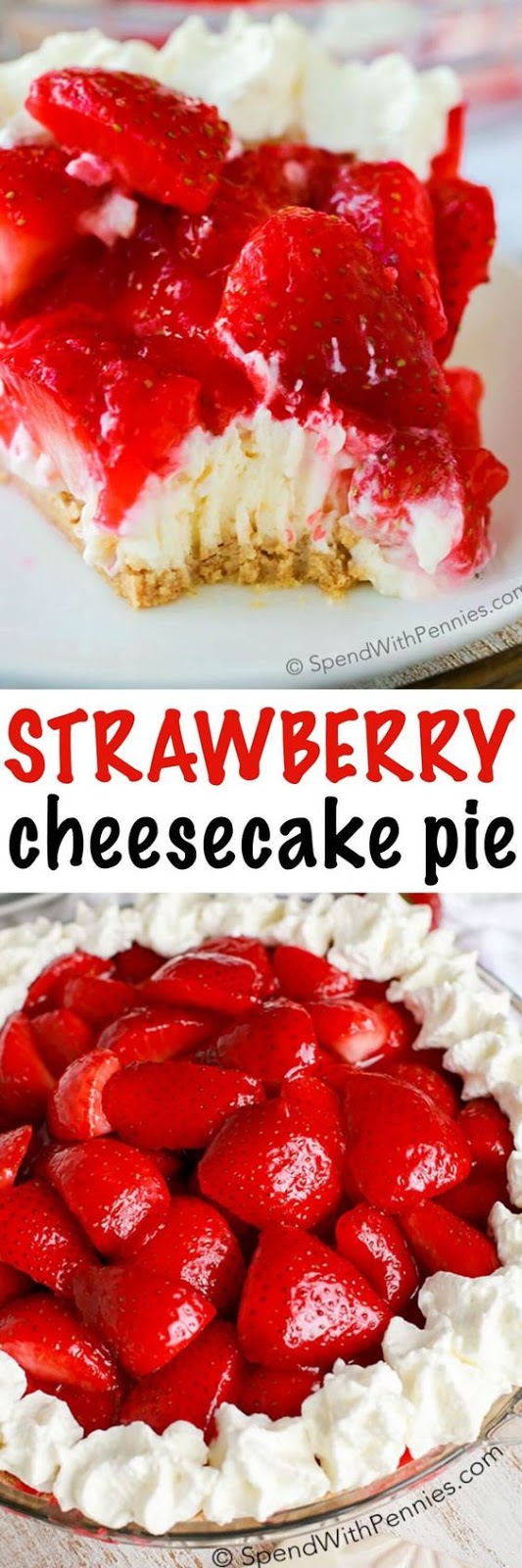 Strawberry Cheesecake Pie (No Bake) – Cucina de Yung