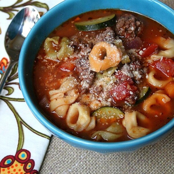 Tortellini Minestrone Soup Recipe - Cucinadeyung