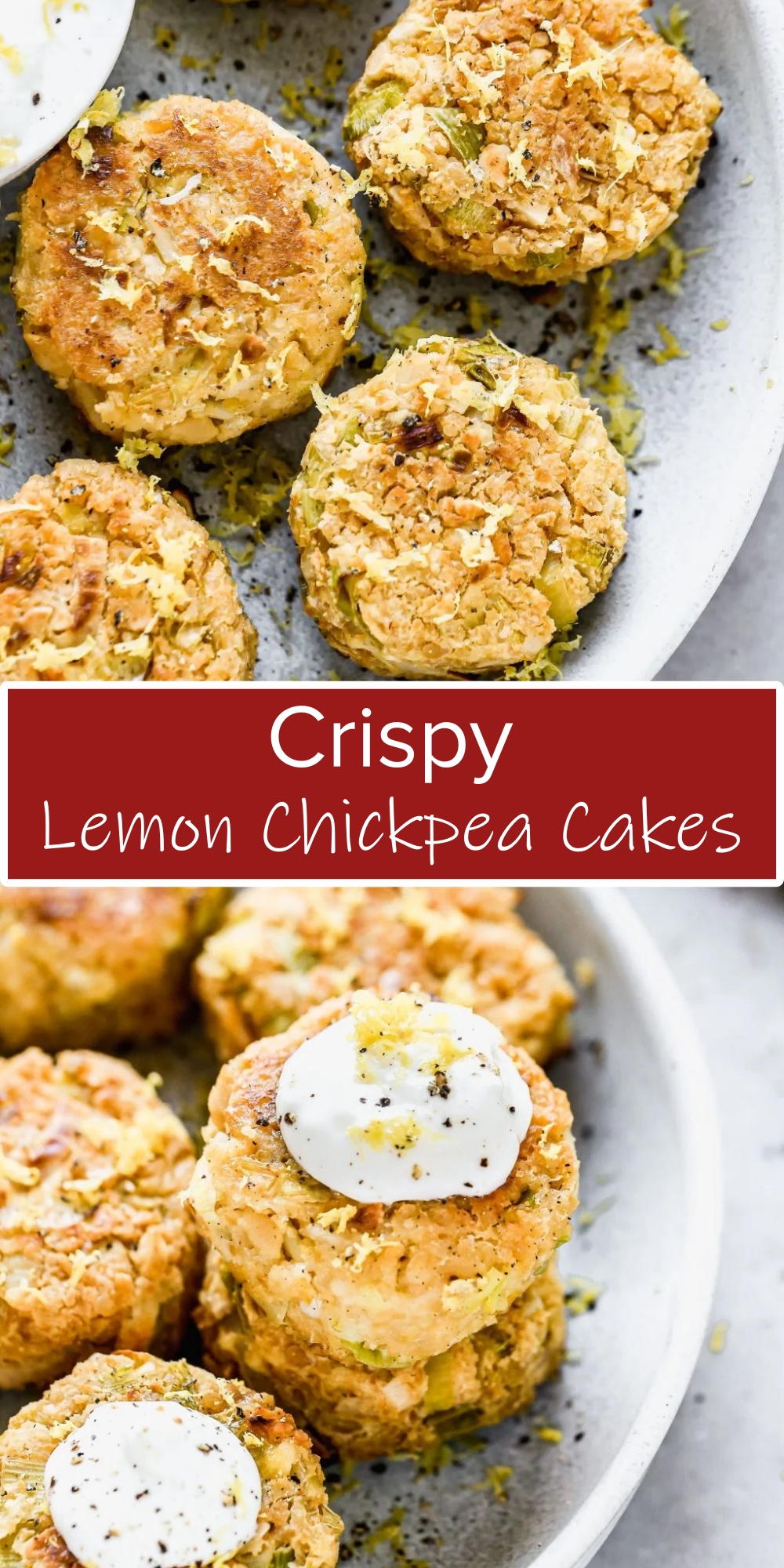 Best Ever Crispy Lemon Chickpea Cakes Recipe - CUCINADEYUNG