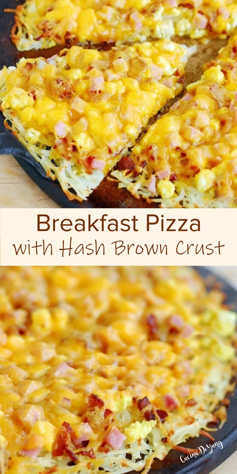 Easy Breakfast Pizza with Hash Brown Crust – CUCINADEYUNG