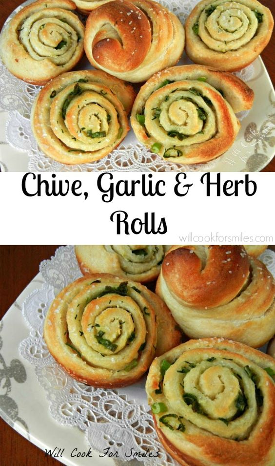 Chive Garlic and Herb Rolls Recipe - CUCINA DE YUNG