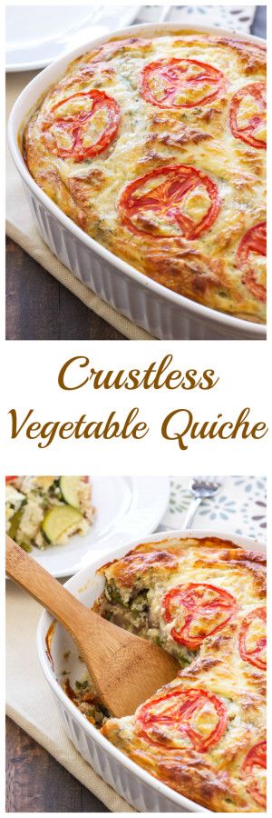Crustless Vegetable Quiche Recipe - CUCINA DE YUNG