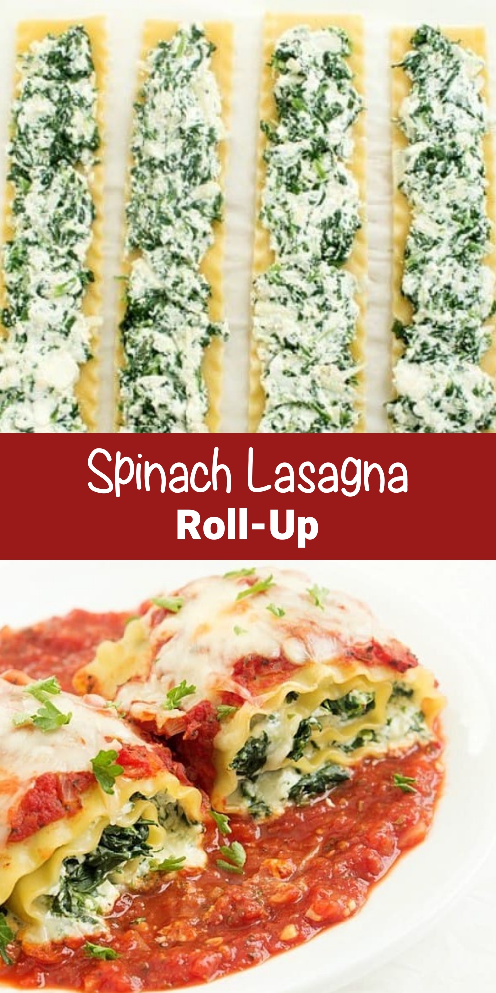 Spinach Lasagna Roll-Up Recipe - Cucinadeyung
