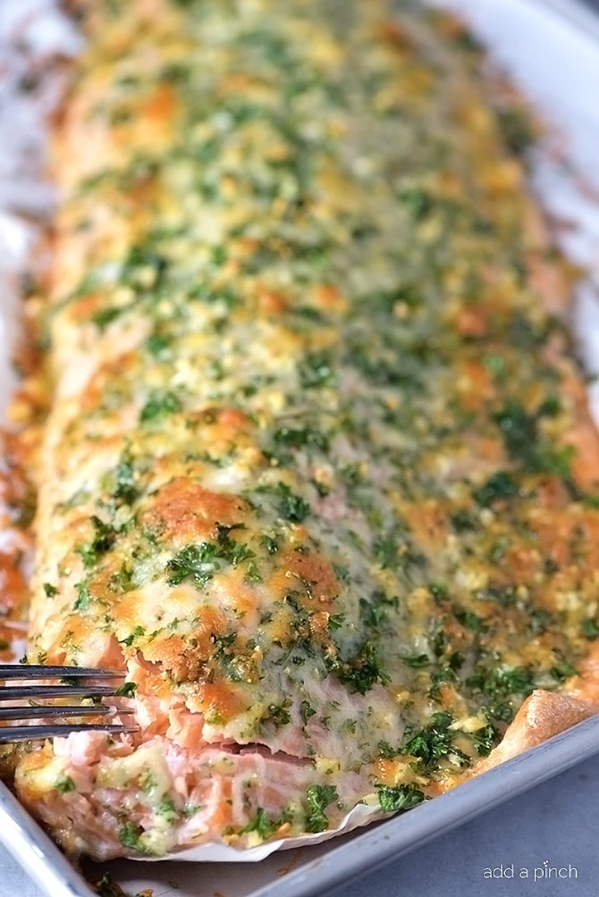 Baked Salmon with Parmesan Herb Crust Recipe - CUCINA DE YUNG