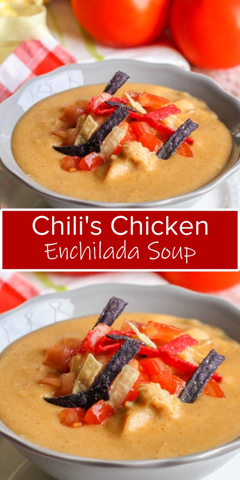 Copycat Chili’s Chicken Enchilada Soup Recipe CucinaDeYung