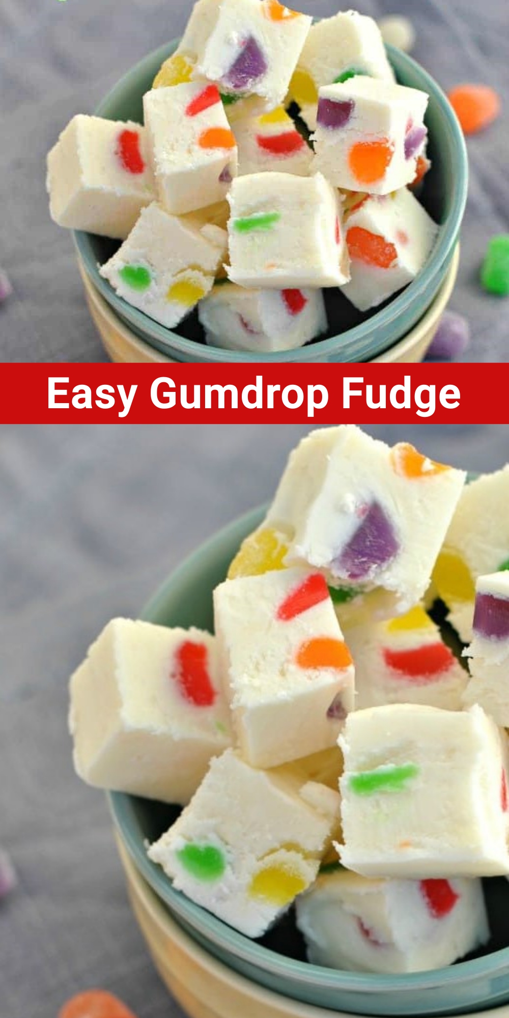 Easy Gumdrop Fudge Recipe - CUCINADEYUNG