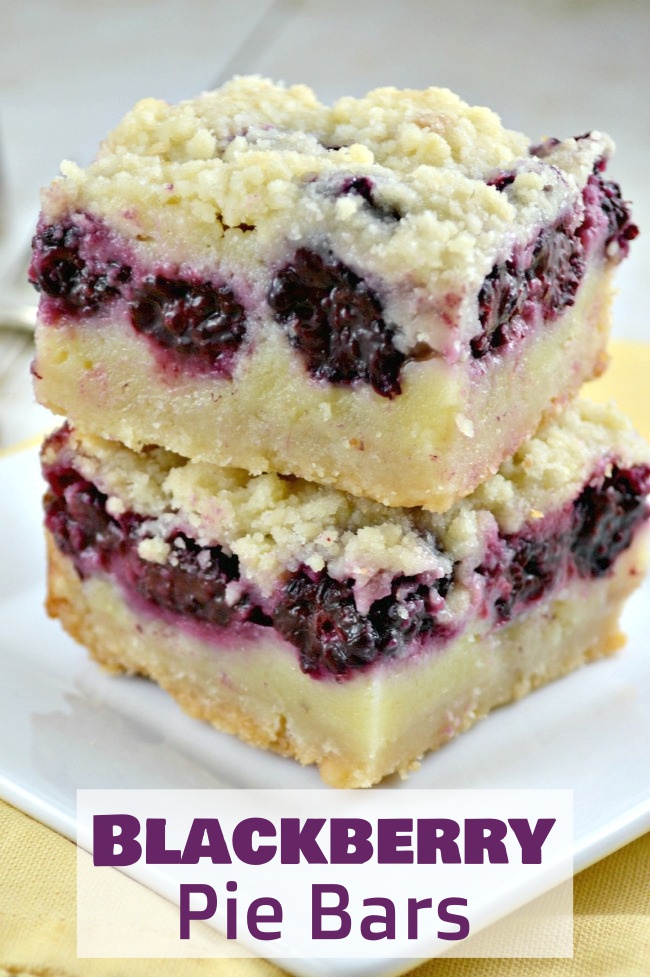 Delicious Blackberry Pie Bars Recipe Cucinadeyung