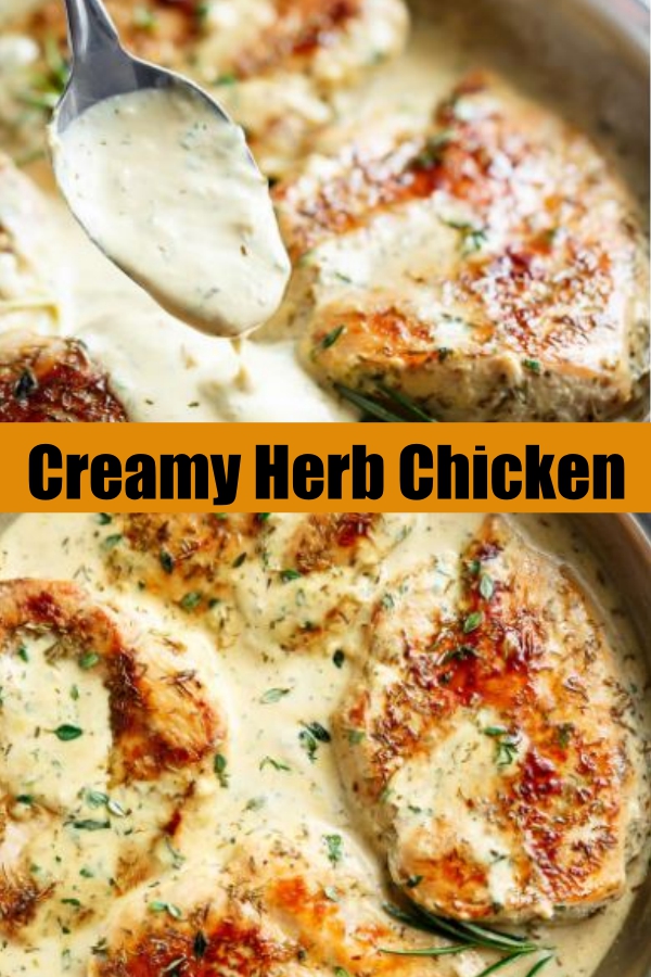 Creamy Herb Chicken Recipes - CUCINA DE YUNG