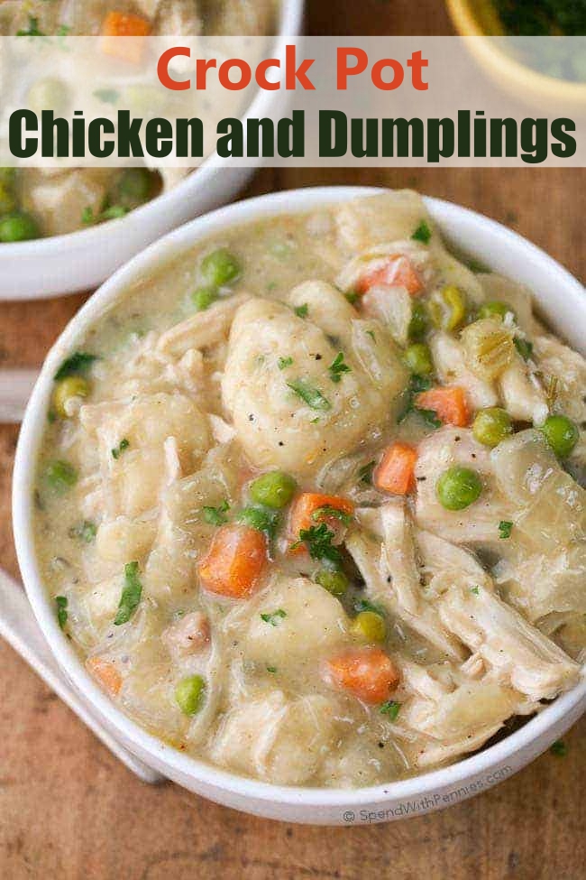 Crock Pot Chicken and Dumplings Recipe - CUCINA DE YUNG