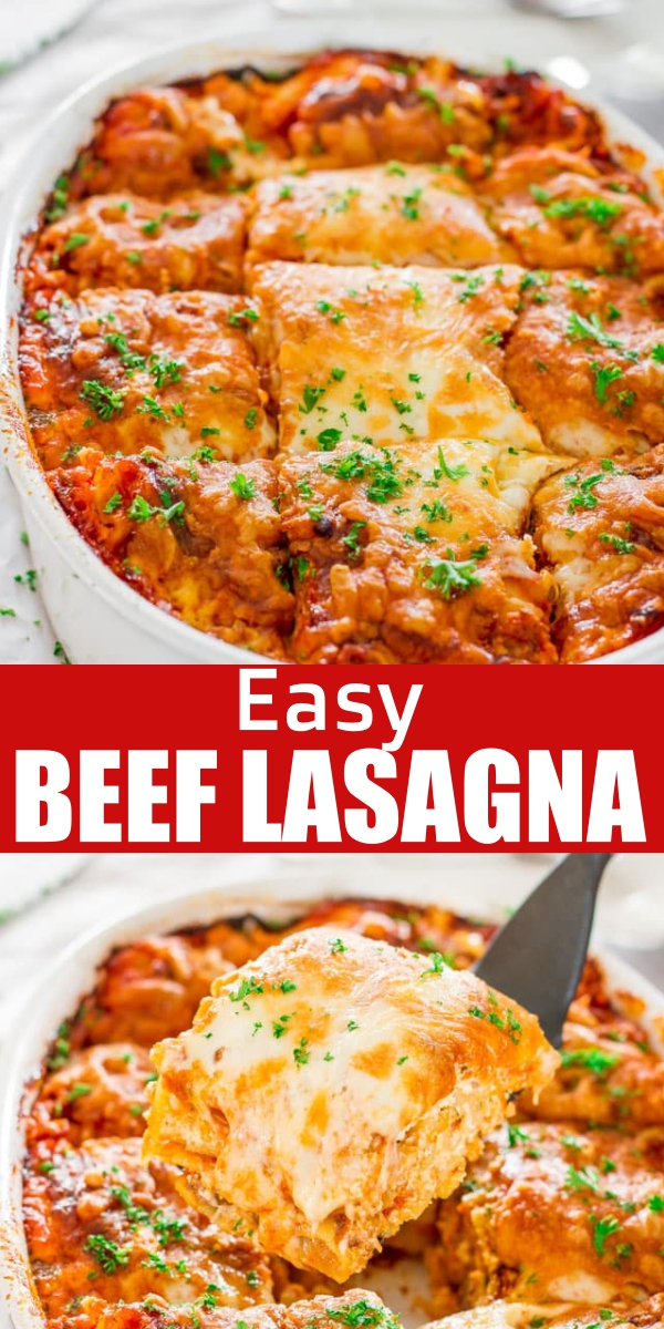 Easy Beef Lasagna - CUCINA DE YUNG