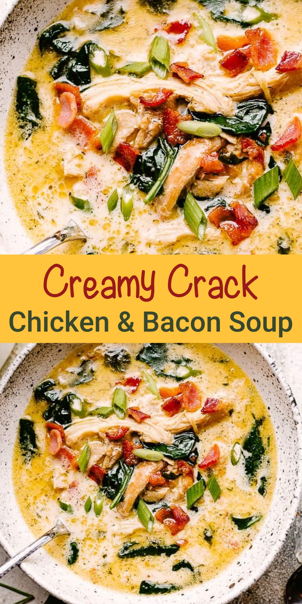 Creamy Crack Chicken & Bacon Soup Recipe - CUCINADEYUNG