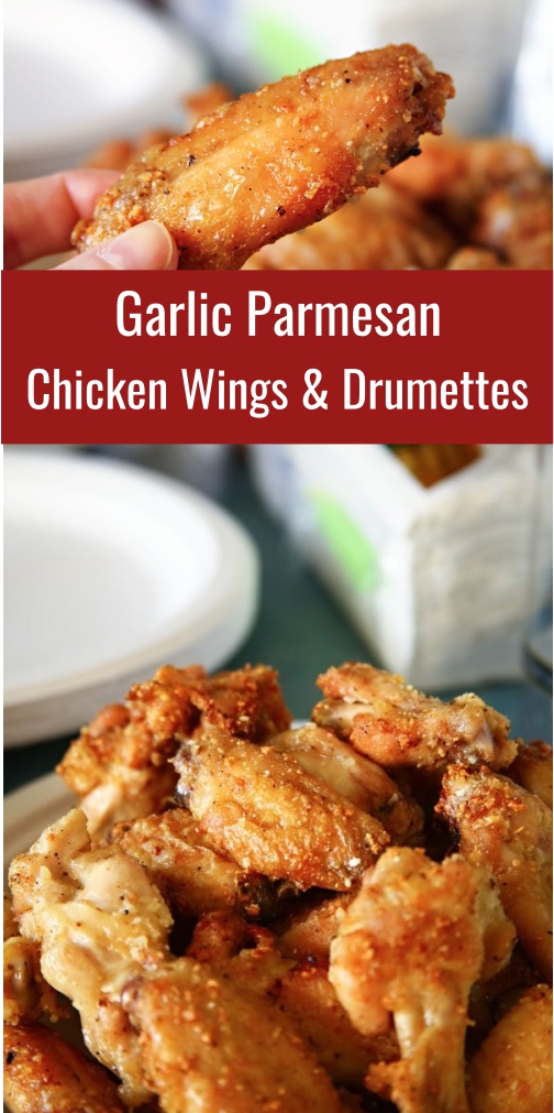 Garlic Parmesan Chicken Wings & Drumettes Recipe - CUCINA DE YUNG