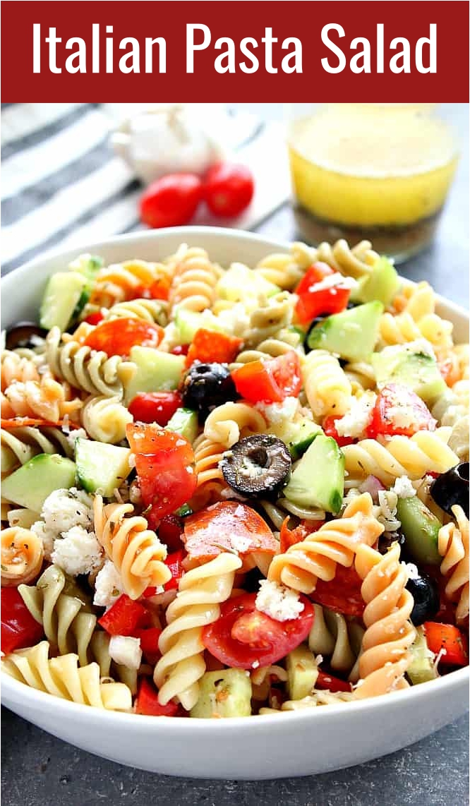 Italian Pasta Salad Recipe - Cucinadeyung