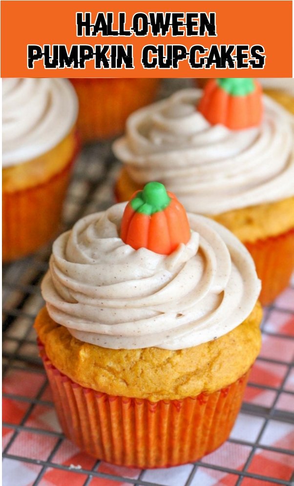 Easy Pumpkin Cupcakes Recipe - CUCINA DE YUNG