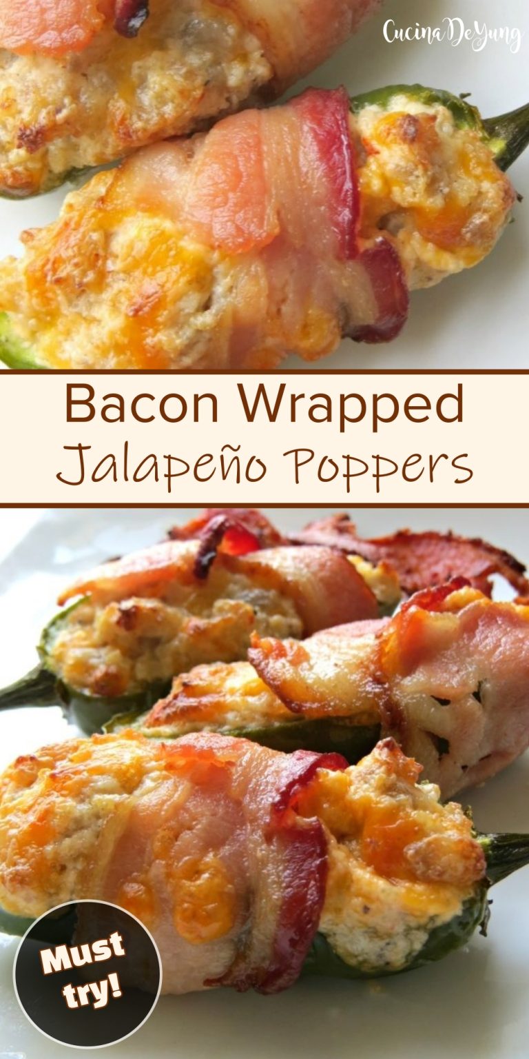 The BEST Bacon Wrapped Jalapeño Poppers CUCINADEYUNG